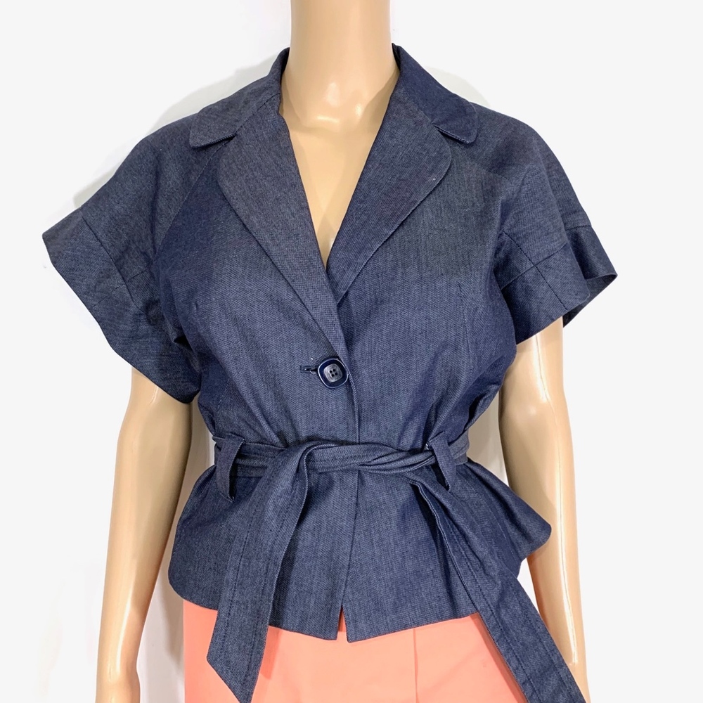 Trina Denim Blazer - Picture 2 of 7